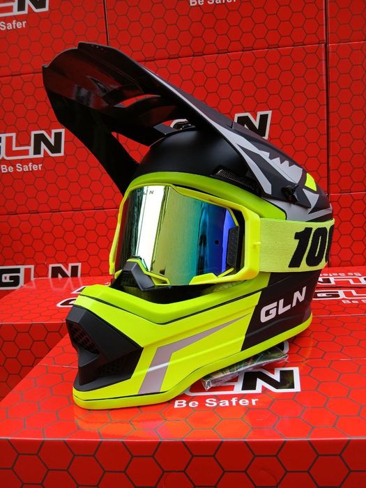 Мотошолом кросовий  шлем кроссовый  шолом для ендуро