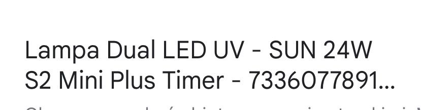 Lampa uv ..do paznokci