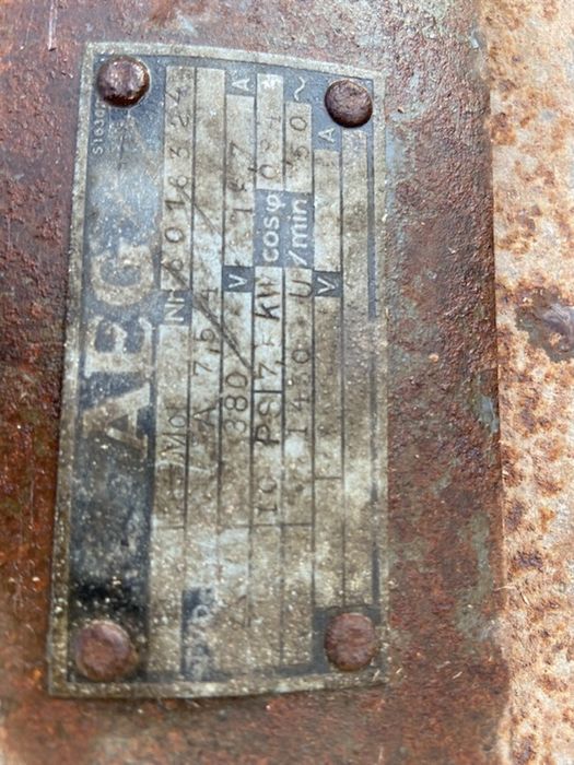 Silnik elektryczny otwarty 7,5 KW sprawny