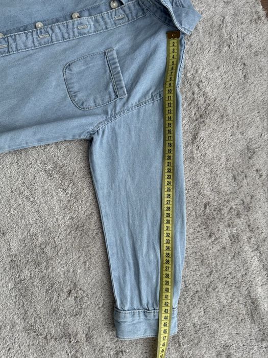 Джинсова сорочка біла футболка брюки 110 см 5 років для хлопчика