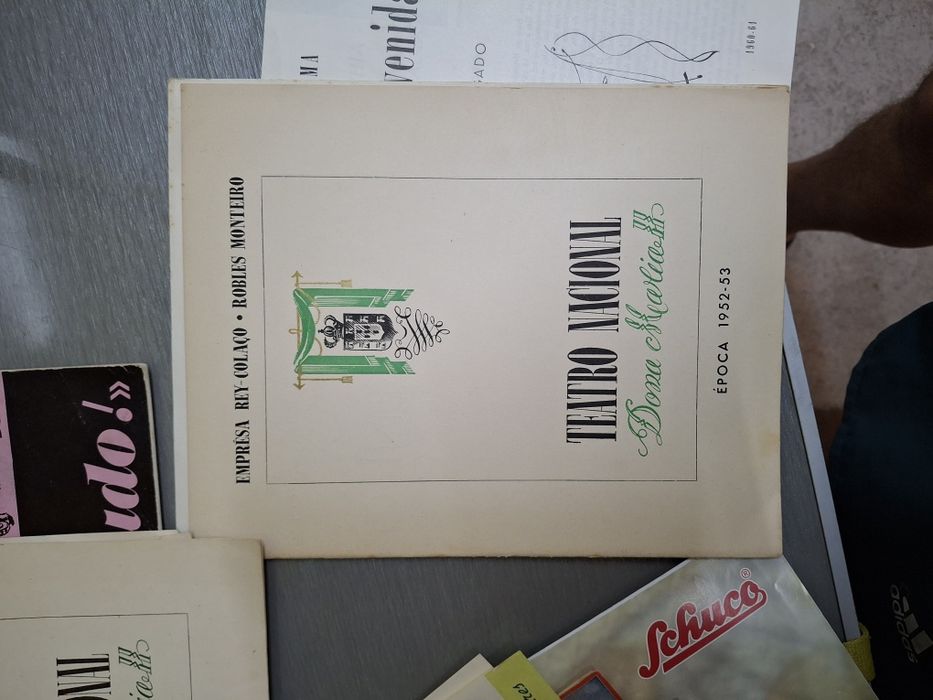 Programas antigos de teatro