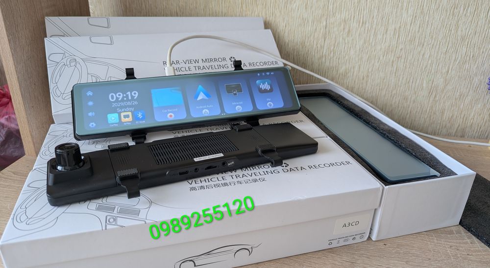 12* 4K зеркало відеореєстратор android зеркало видеорегистратор WiFi