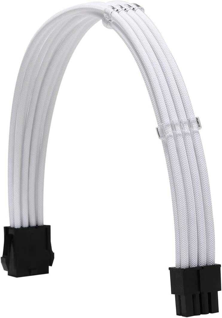 Кастомные кабеля для блока питания черные/белые: 210 грн .