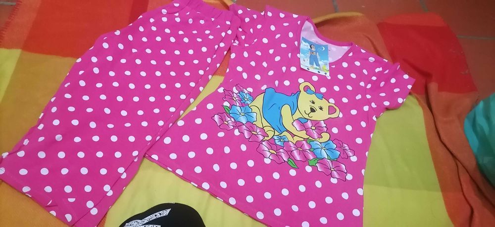 Pijama rosa tamanho M