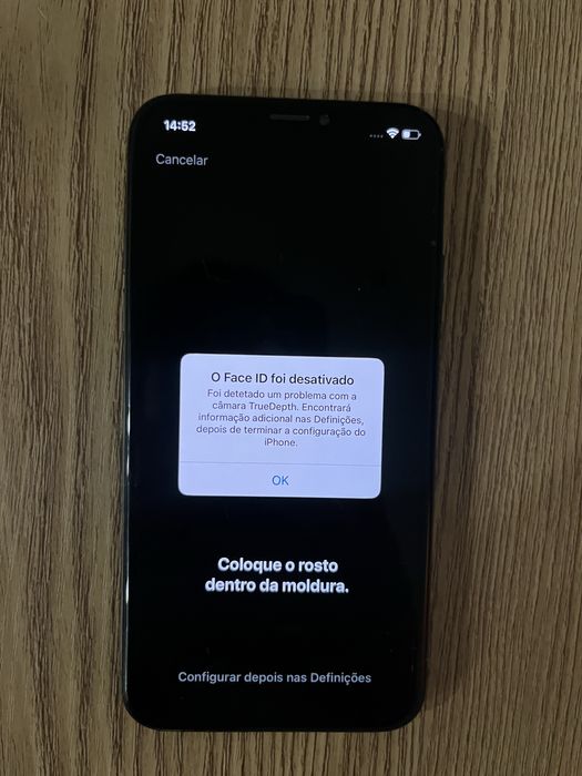 iphone X 64GB cinzento