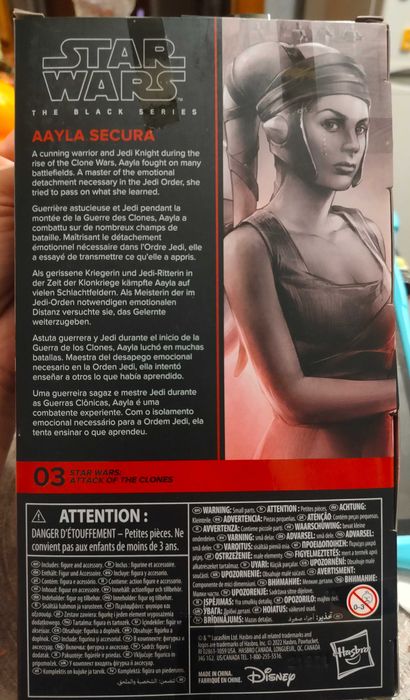 Фігурка Star Wars The Black Series Aayla Secura, 15 см