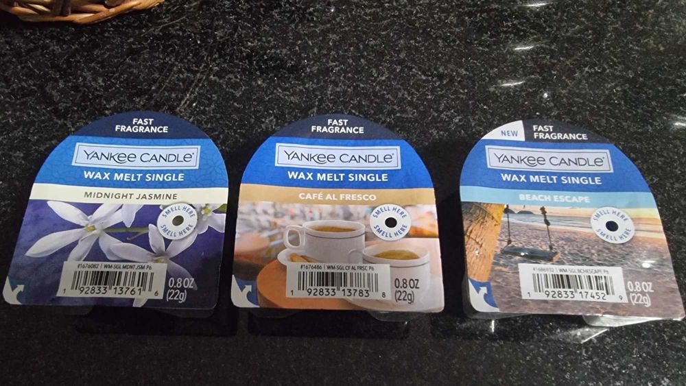 Yankee Candle - 3 TARTS Diferentes (novo modelo) - Portes incluídos