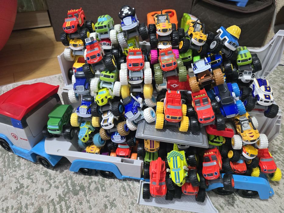 Машинки блиск blaze фургон щенячий патруль