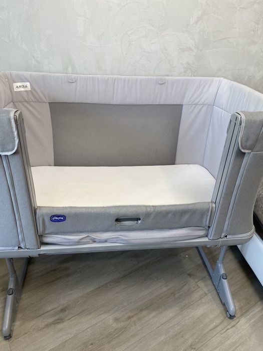 Дитяче ліжко 3 в 1 chicco next 2 me forever/ детская краватка чико