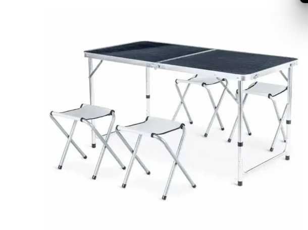 Кемпінговий складний набір стіл та 4 стільці Для пікніку Набор стол