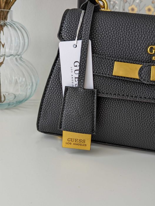 Женская сумка Сумка Guess Enisa через плечо Гесс черный