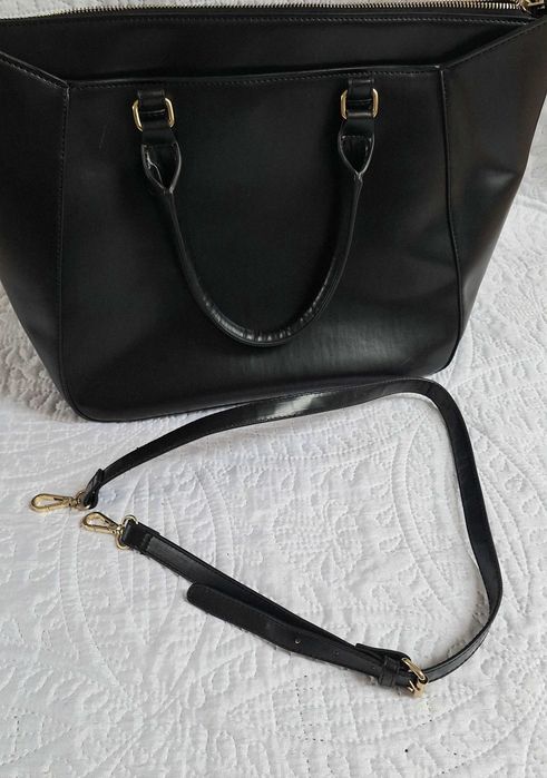 Shopper bag/torebka na ramię/do ręki Zara czarna