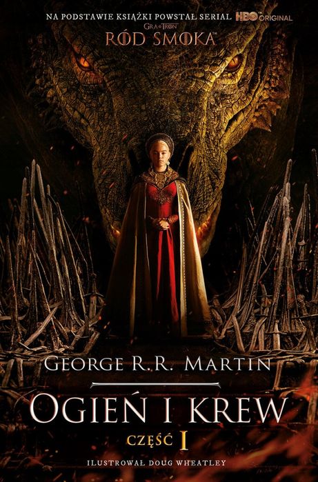 Ogień I Krew Część 1 Okładka Filmowa George R. R. Martin