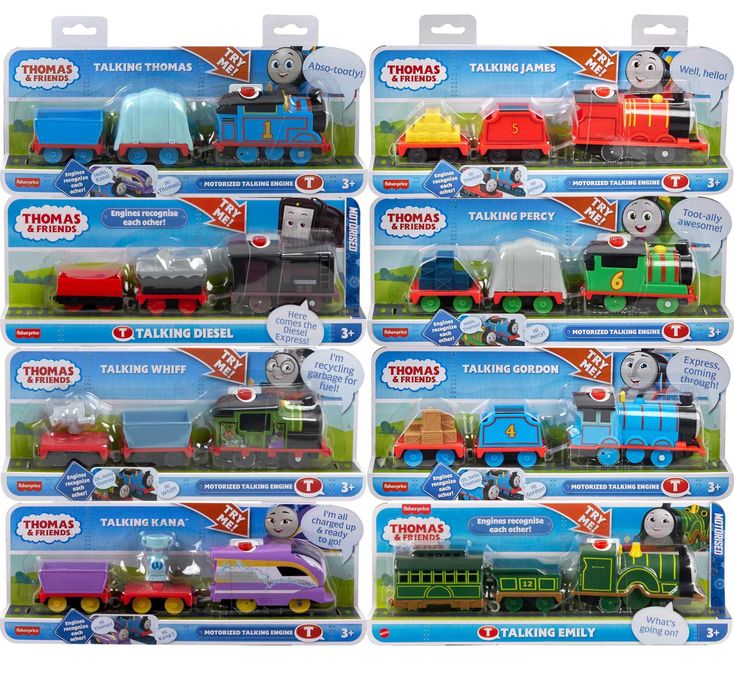 Поїзди Томас і друзі що розмовляють Гордон Джеймс Емілі Дизель Персі