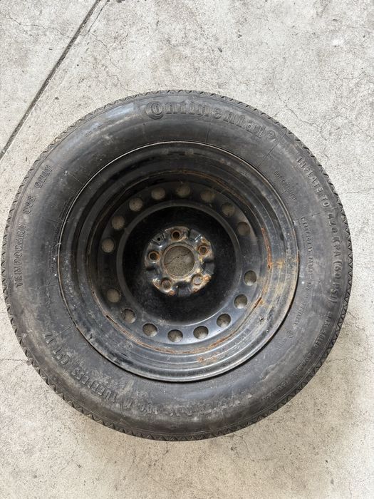 Roda Suplente / Pneu de Emergência Continental T 145/90 R16 (Jante 16" - 5 Furos)