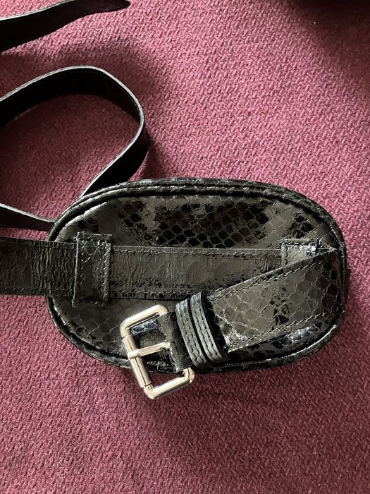 Поясная сумочка, кожа Италия