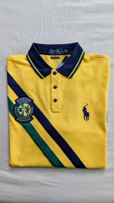 Oryginalna Koszulka Polo Ralph Lauren Brasil (Brazylia) | Nowa z Metkami | XL