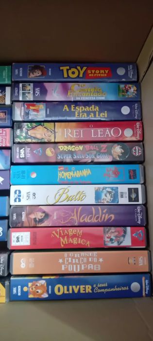 Cassetes  VHS (Disney/ Dragon Ball)