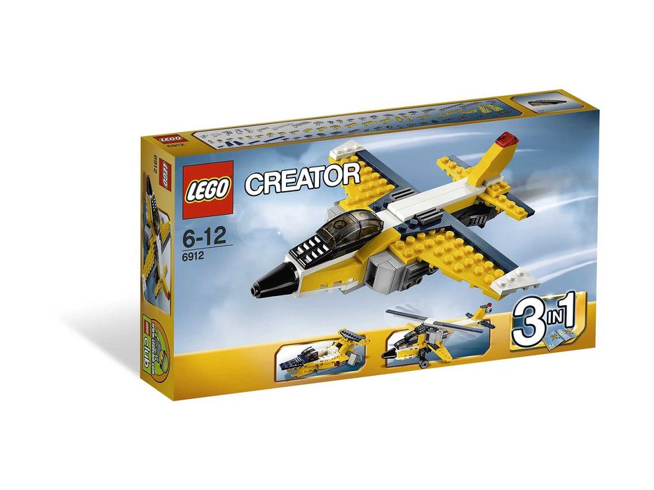 Klocki Lego Nr 6912 - Samolot, helikopter, łódź - Creator (3 w 1).