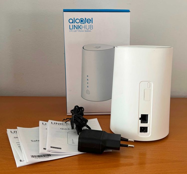 Stacjonarny Router ALCATEL LinkHub LTE cat7 HH71V1 na kartę sim