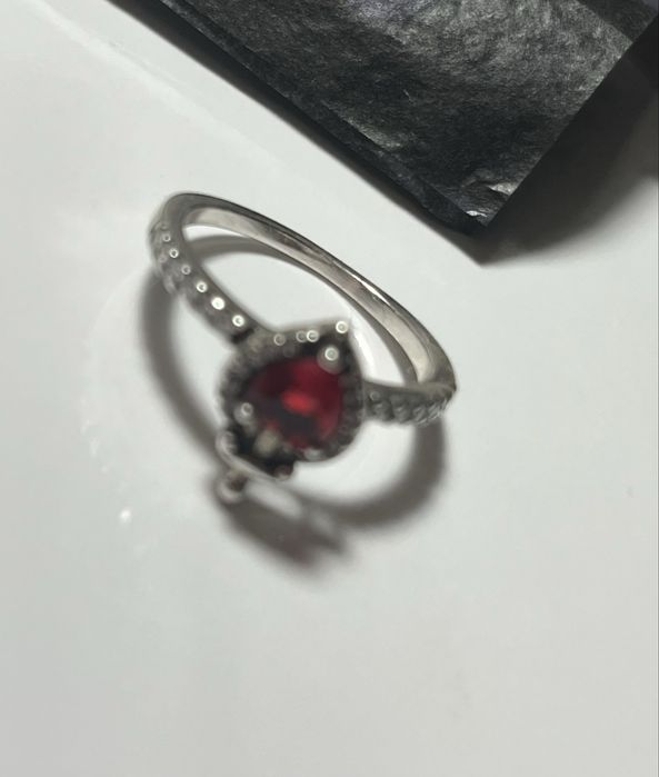 Кольцо пандора pandora disney сердце + упаковка