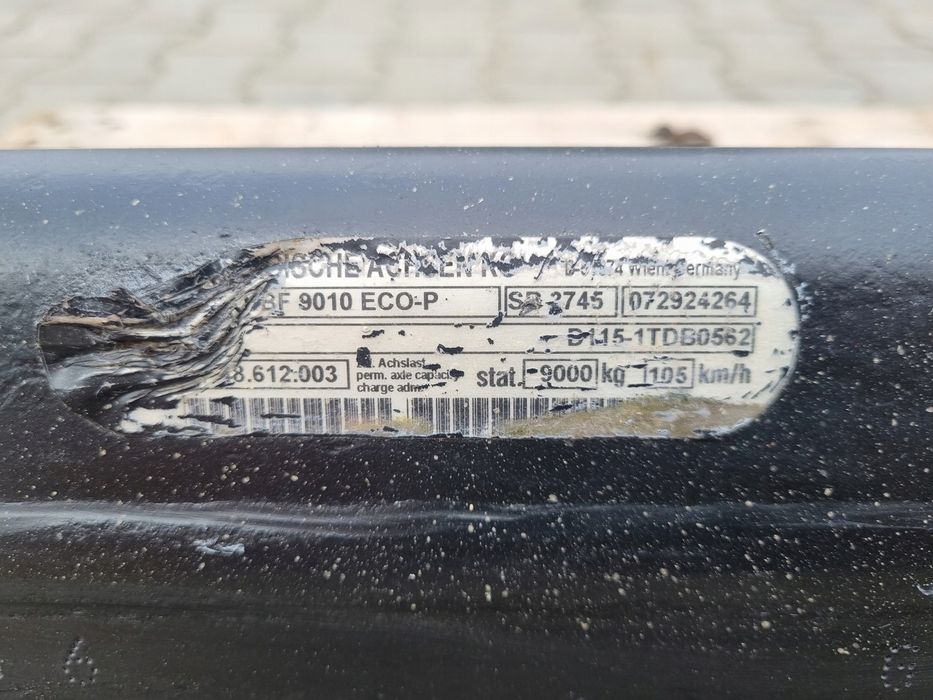 Oś Belka Bpw Eco Plus SB3745 SKHBF9010 eco-p