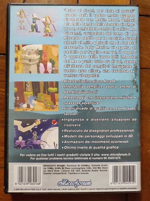 Игра Robin Hood.  DVD (італійська)