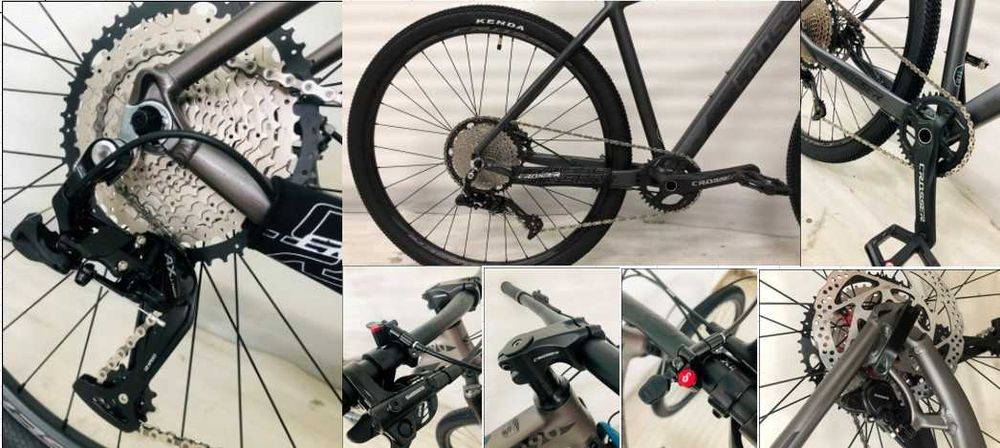 найнер горный гидравлика Shimano Crosser solo 27,5 29 Shimano вилка воздух