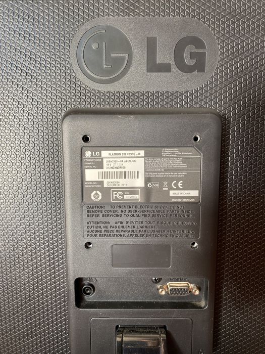 Monitor 20" LG FLATRON 20EN33SS-B Czarny