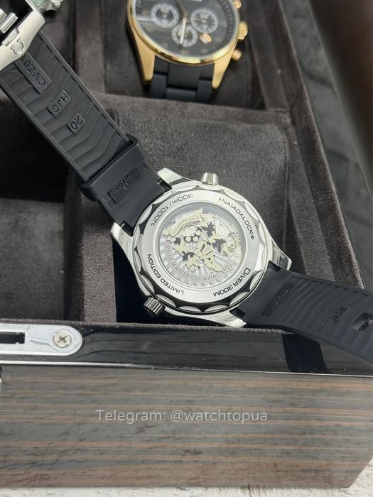 Годинник Omega Seamaster Black James Bond Омега