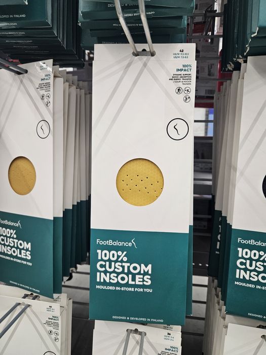 Wkładki customowe do butów Footbalance wygrzewane