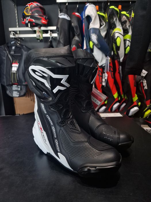 Buty ALPINESTARS SUPERTECH R VENTED Black/White '43 !Sklep! !Promocja!