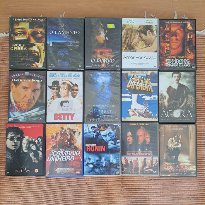 Dvds para venda 2 euros cada um update de 17/06/26