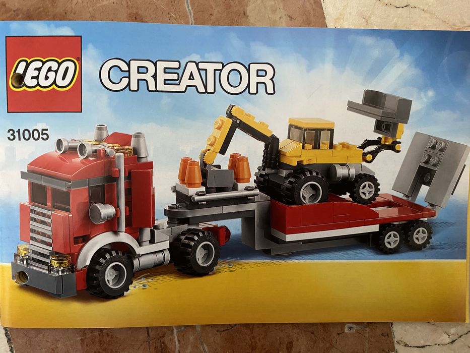 Lego Creator (31005) 3 em 1 - Camião Transporte Maquinas Construção