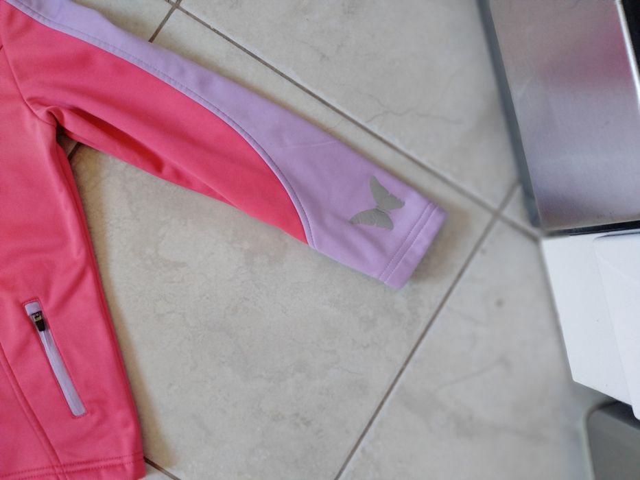 Kurteczka/bluza z motylkami 134/140