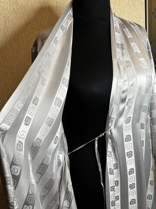 Шикарний халат на запах з поясом , халат- кімоно  graine d’ amour