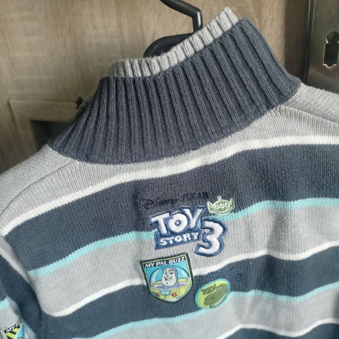 Sweter chłopięcy Toy Story Buzz C&A paski 116