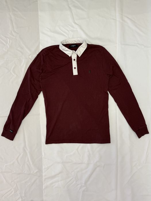 Лонгслів Kangol Sven, M, бордовий