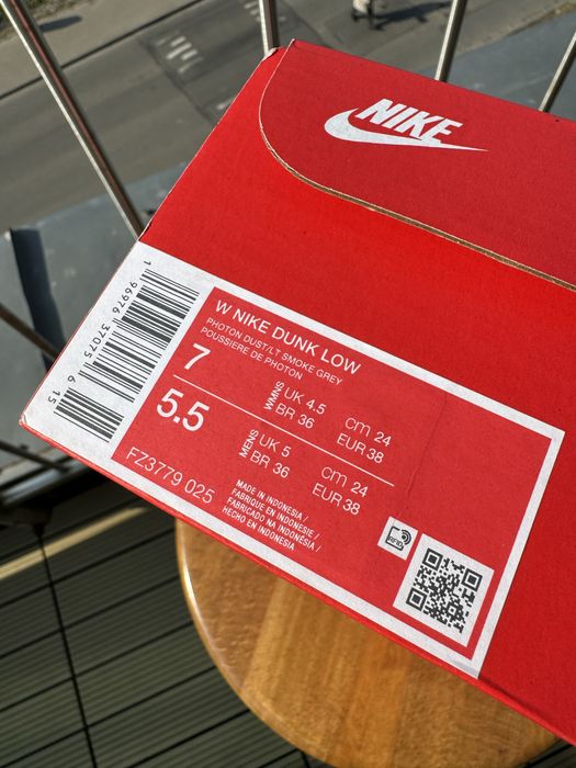 Certyfikat autentyczności | Nike Dunk Low Light Armory Blue Photon 38