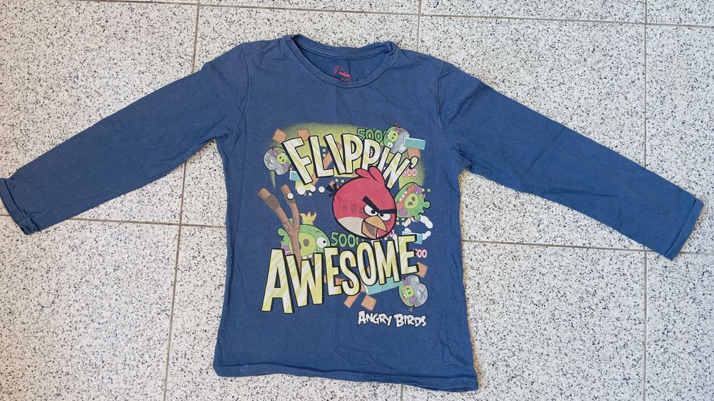 Camisolas angry birds 2-4 anos