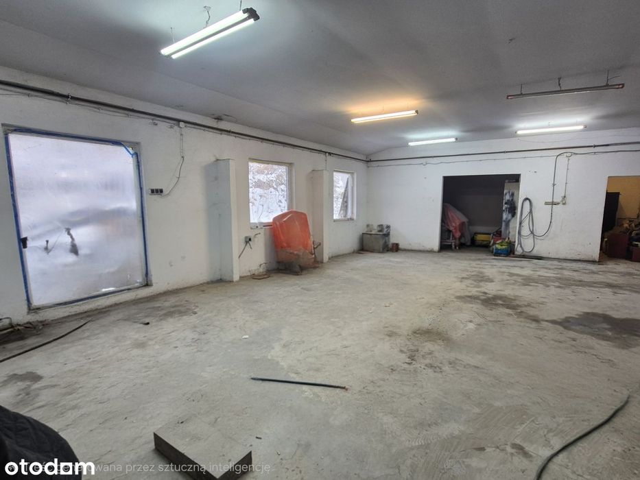 Hala murowana z biurem | ok. 185 m² | blisko Wieliczka | Niepołomice