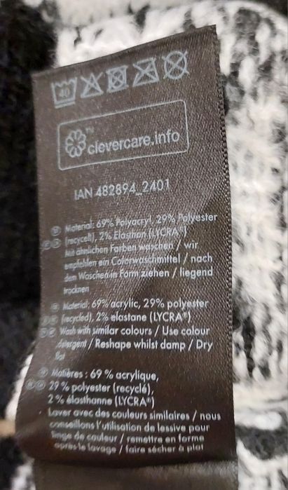 Nowy sweter 122/128 Lupilu