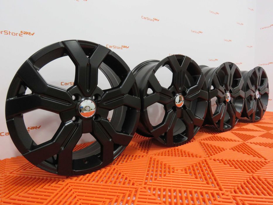 Jantes Look Dacia/Renault 16 x 6.5 et 40 4x100 Preto Matte