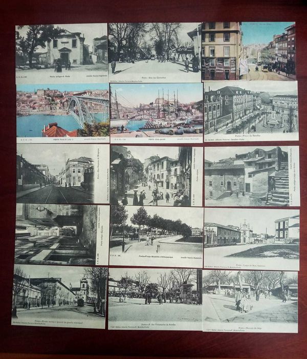 24 Postais ilustrados "O Porto de Outros Tempos"