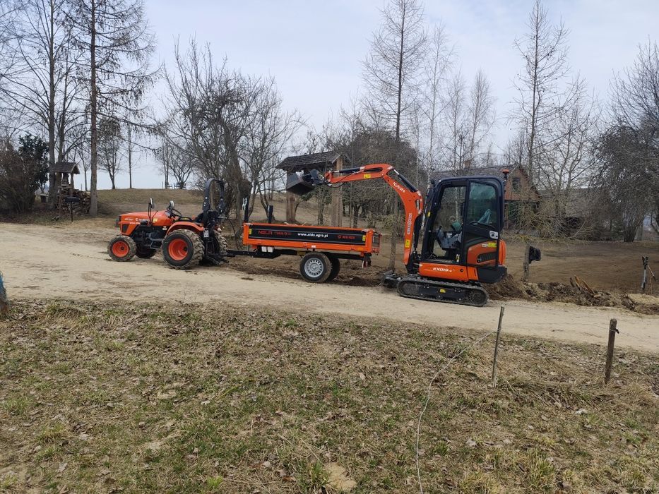Usługi Glebogryzarką Separacyjną, Wertykulacja, Aeracja, Mini Koparka.