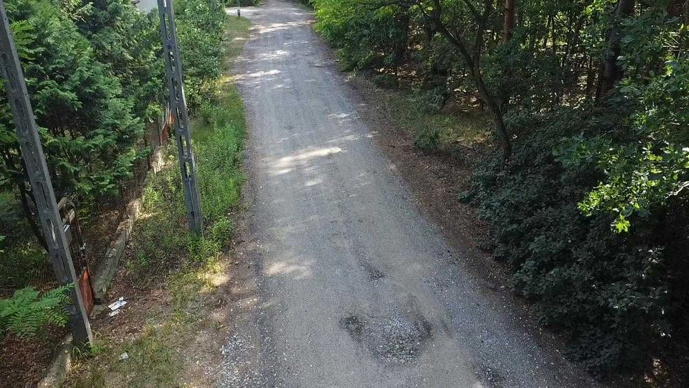 Działka z pięknym widokiem na las