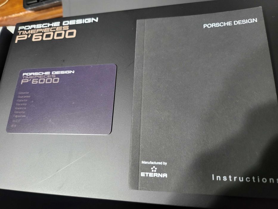 Relógio PORSCHE P6000 novo