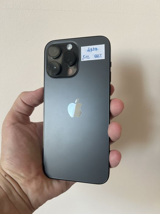 Iphone 14 pro max 512 gb black 94 акб неверлок айфон айпад мабук: 39 ...