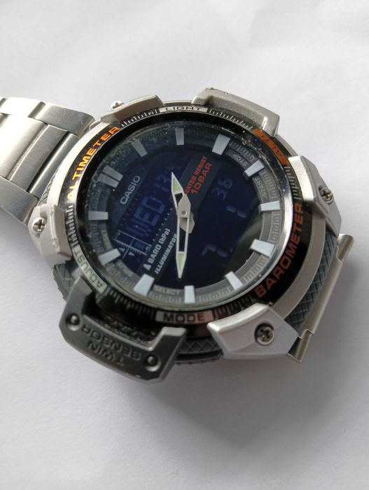 Casio altimeter Twin Sensor SGW-450 H