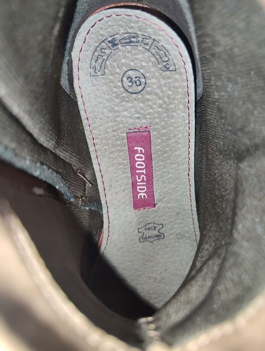 Botas em pele genuína - Footside